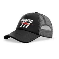 Thumbnail for Amazing Boeing 777 trucker cap - full black