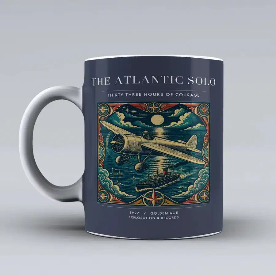 VINTAGE G4018 - The Atlantic Solo - Ceramic Mug design on darkblue