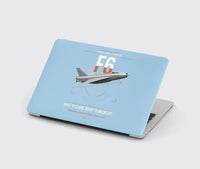 Thumbnail for English Electric Lightning F6 design on light blue MacBook case