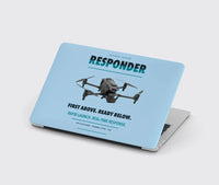 Thumbnail for BRINC Responder design on light blue MacBook case