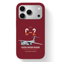 Thumbnail for Kawasaki C-2 design on dark red magsafe iphone case, for iPhone 17 Pro
