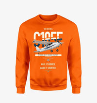 Thumbnail for Cessna A185F Skywagon design on orange sweatshirt