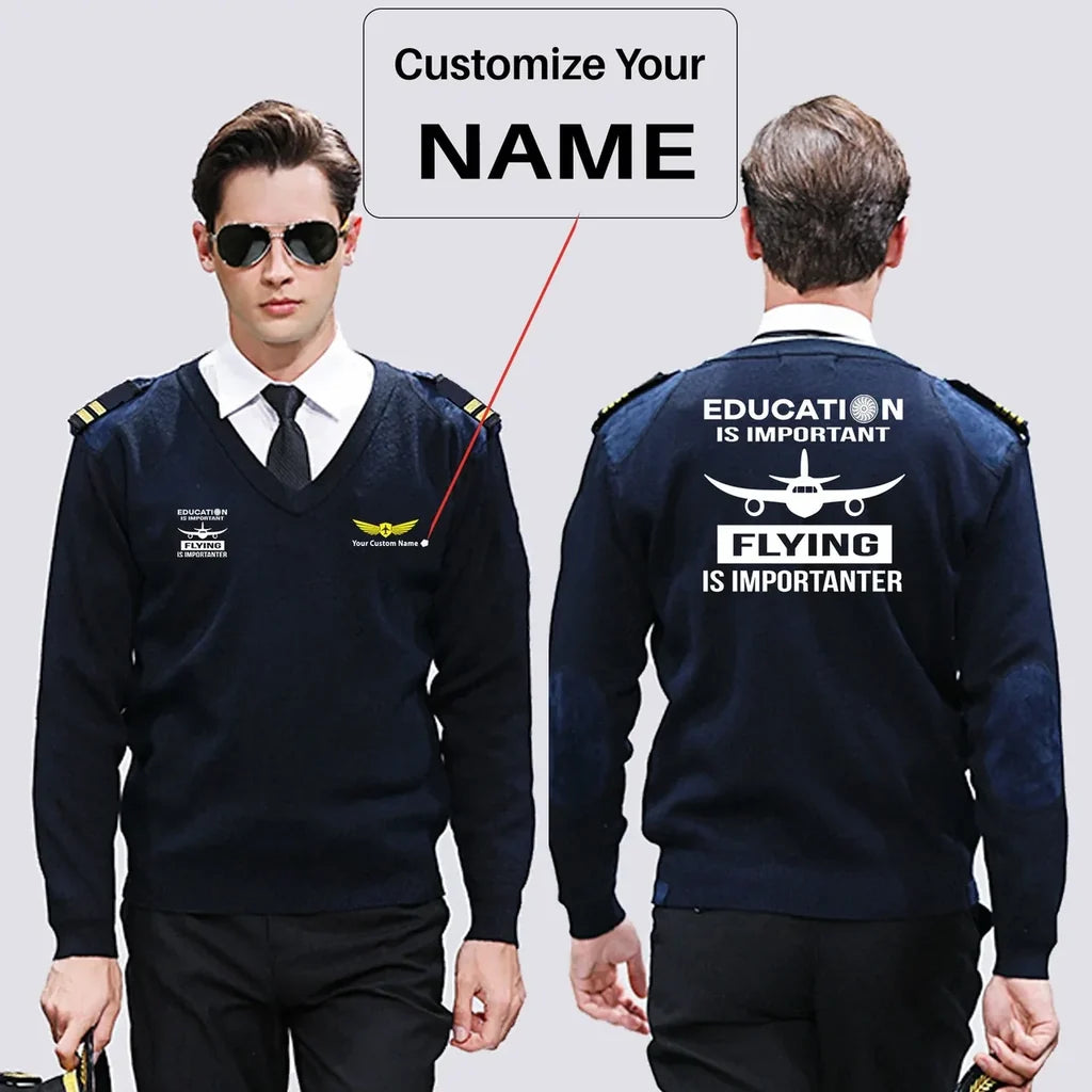 Customisable Flying is Importanter Sweater - view 5