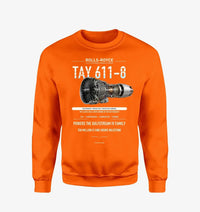 Thumbnail for TAY 611-8 design on orange sweatshirt