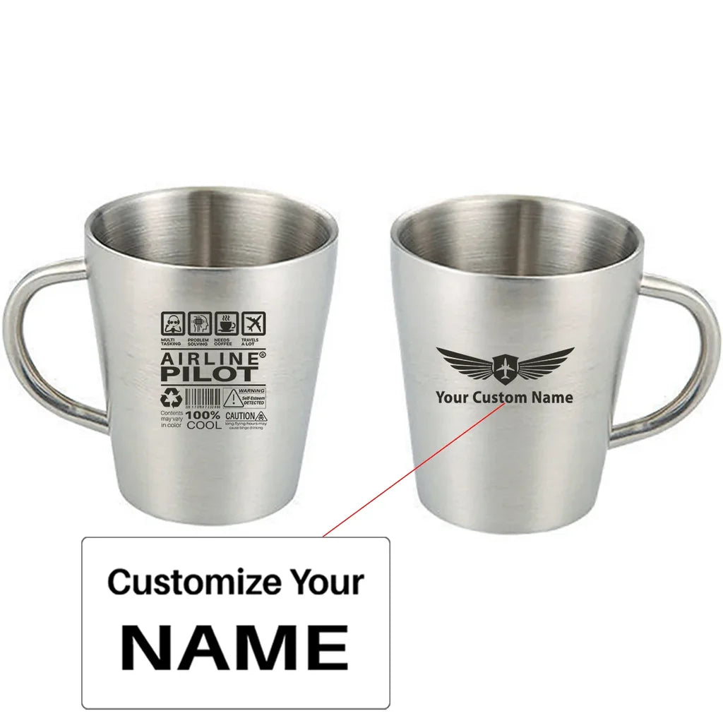 Customisable Airline Pilot Label Mug - view 5
