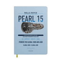 Thumbnail for PEARL 15 design on light blue notebook