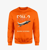 Thumbnail for F3H-2 Demon design on orange sweatshirt