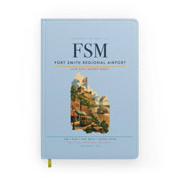 Thumbnail for Fort Smith Regional Airport (FSM) design on light blue notebook