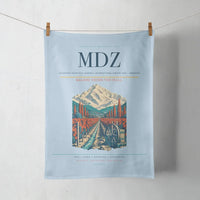 Thumbnail for Governor Francisco Gabrielli International Airport (MDZ) design on light blue towel