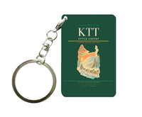 Thumbnail for Kittilä Airport (KTT) design on dark green key chain