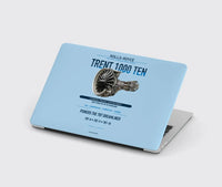 Thumbnail for TRENT 1000 TEN design on light blue MacBook case