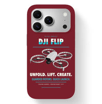 Thumbnail for DJI Flip Case design on dark red iphone case
