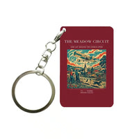 Thumbnail for VINTAGE G4325 - The Meadow Circuit - Designed Key Chain design on darkred