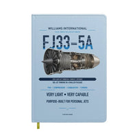 Thumbnail for FJ33-5A design on light blue notebook