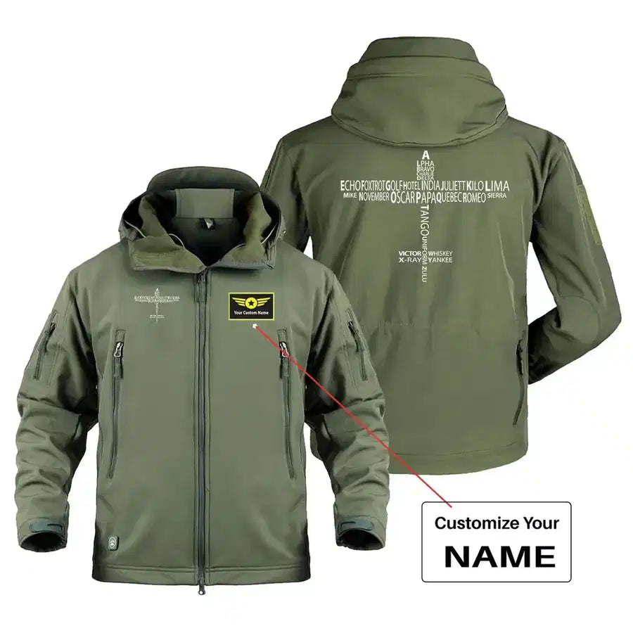 Customisable Aviation Alphabet Jacket - view 5