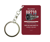 Thumbnail for BR710 Key Chain design on dark red key chain
