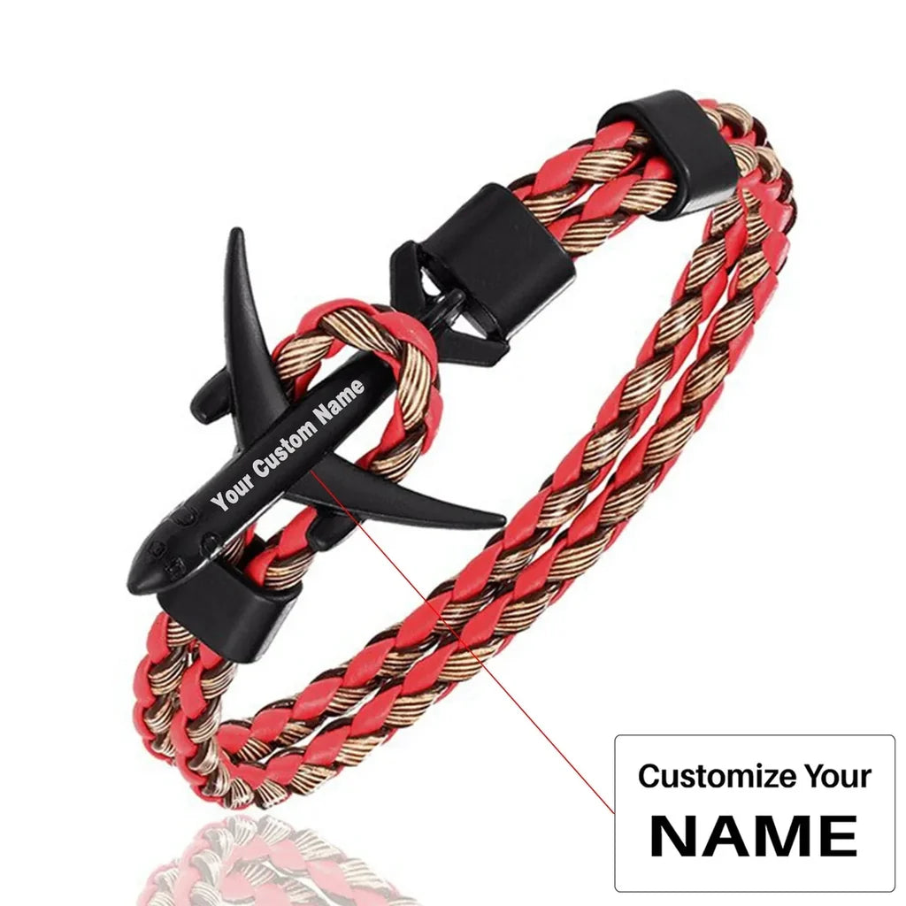 KK|Customisable Super Quality Leather Style Bracelet - view 9