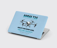 Thumbnail for DJI Agras T25 design on light blue MacBook case