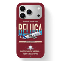 Thumbnail for Airbus BelugaXL Case design on dark red iphone case