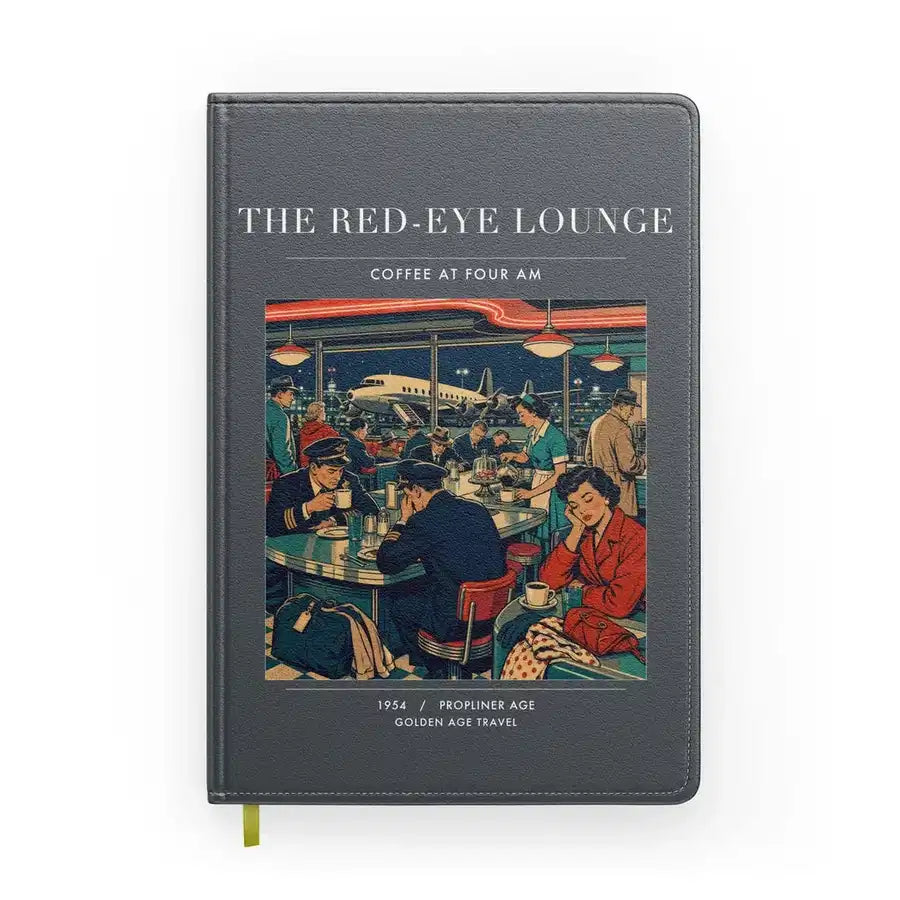 VINTAGE G4082 - The Red-Eye Lounge - Designed Notebooks design on gray