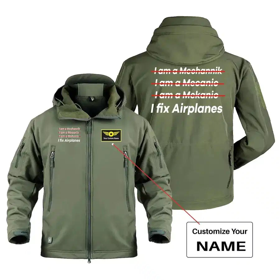 Customisable I Fix Airplanes Jacket - view 5