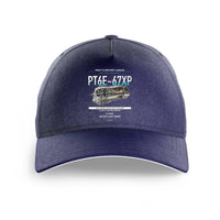 Thumbnail for PT6E-67XP design on dark blue printed hat