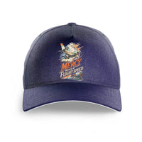 Thumbnail for Mercy Moves At Flight Speed design on dark blue printed hat