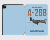 Thumbnail for A-26B Invader design on light blue ipad tablet case