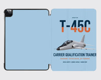 Thumbnail for T-45C Goshawk design on light blue ipad tablet case