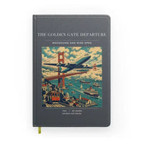 Thumbnail for VINTAGE G4116 - The Golden Gate Departure - Designed Notebooks design on gray