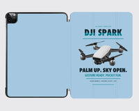Thumbnail for DJI Spark design on light blue ipad tablet case
