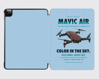 Thumbnail for DJI Mavic Air design on light blue ipad tablet case