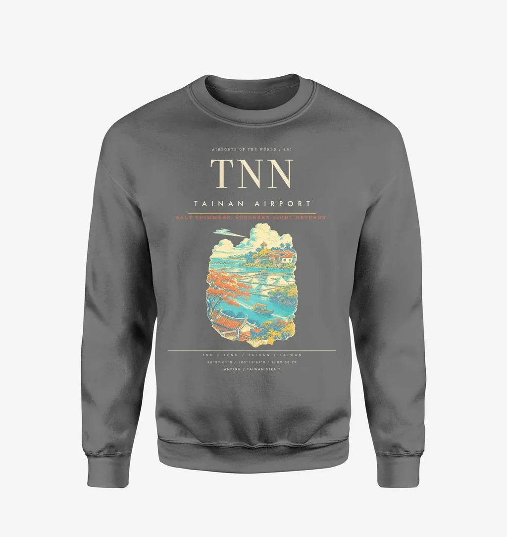 Tainan Airport TNN Sweatshirt - Gray