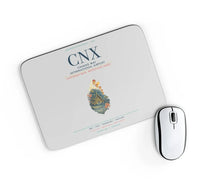 Thumbnail for Chiang Mai International Airport (CNX) design on light gray rectangle mouse pad