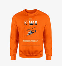 Thumbnail for Kaman K-1200 K-MAX design on orange sweatshirt