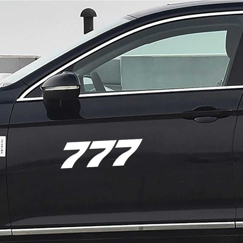 Boeing 777 Car Sticker - view 5