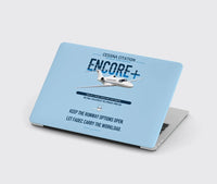 Thumbnail for Cessna Citation Encore+ design on light blue MacBook case