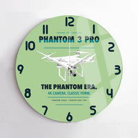 Thumbnail for DJI Phantom 3 Professional design on light green no frame wall clock