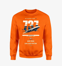 Thumbnail for Boeing 737 MAX 9 design on orange sweatshirt