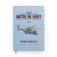 Thumbnail for Leonardo AW101 Merlin HM2 design on light blue notebook