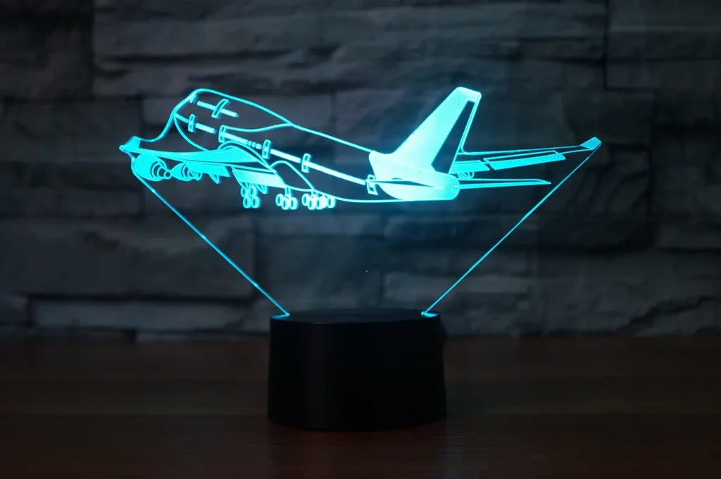 Customisable Boeing 747 3D Lamp - view 6