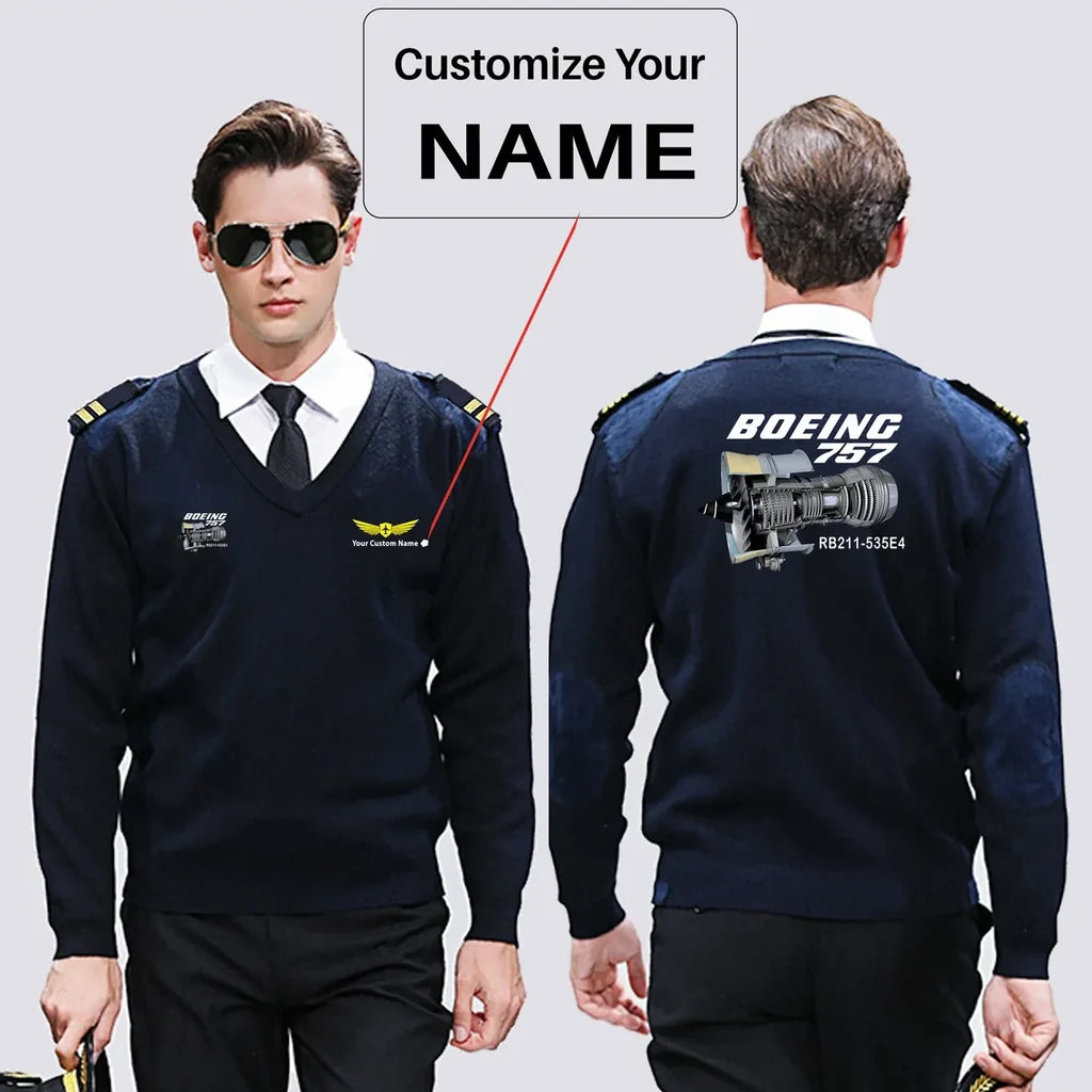 Customisable Boeing 757 Sweater - view 5