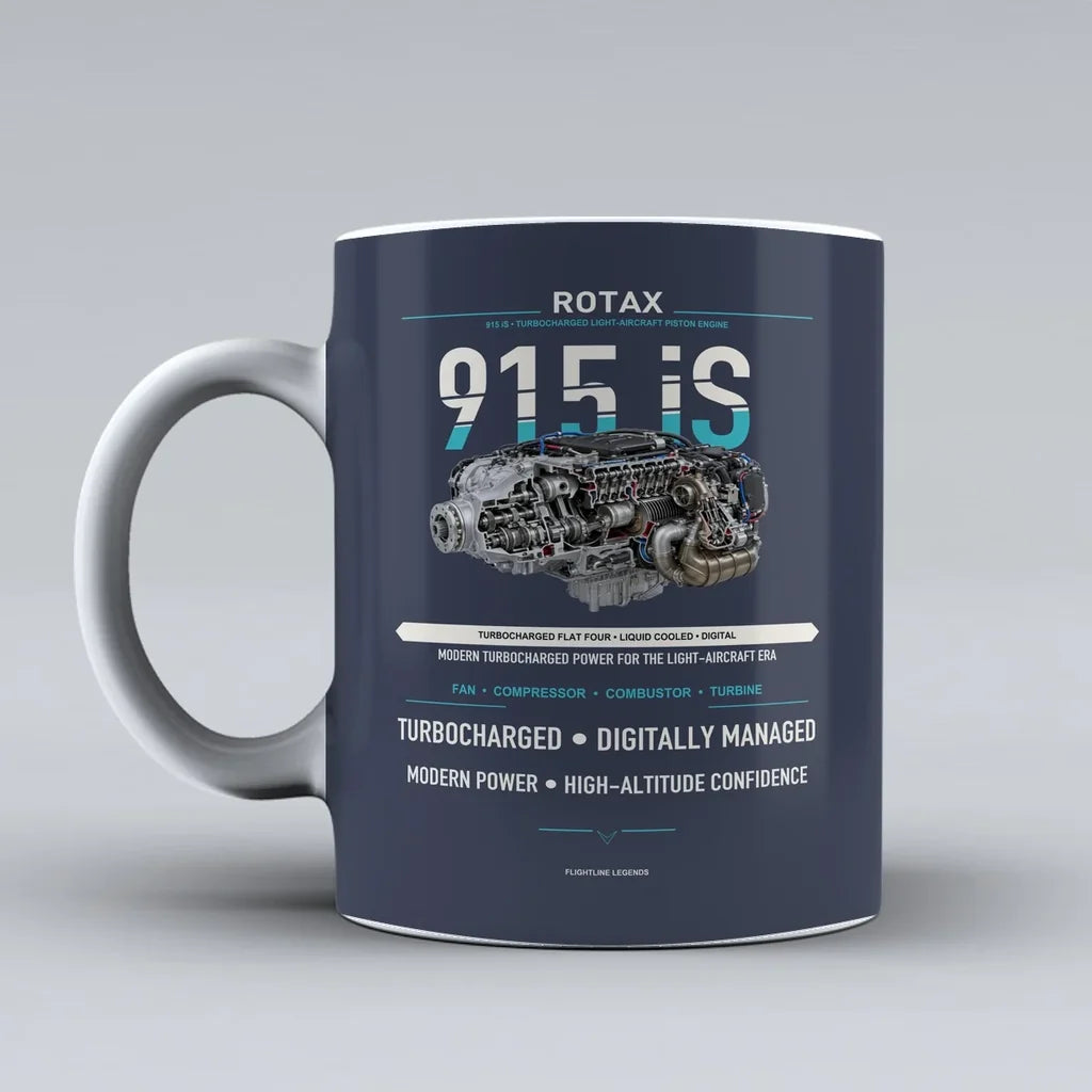 iS Mug design on dark blue 915