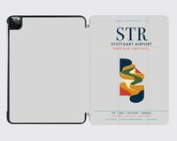 Thumbnail for Stuttgart Airport (STR) design on light gray ipad tablet case