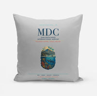 Thumbnail for Sam Ratulangi International Airport Manado (MDC) design on light gray pillow