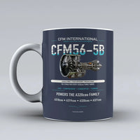 Thumbnail for Mug design on dark blue cfm56 5b