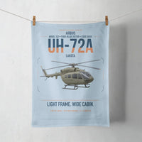 Thumbnail for Airbus UH-72A Lakota design on light blue towel