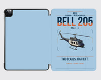 Thumbnail for Bell 205A-1++ design on light blue ipad tablet case