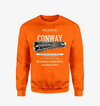 Thumbnail for CONWAY design on orange sweatshirt