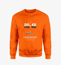 Thumbnail for RQ-4B Global Hawk design on orange sweatshirt